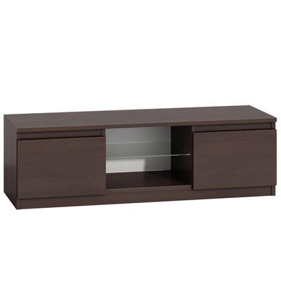 Indigo TV Stand with Storage-Brown