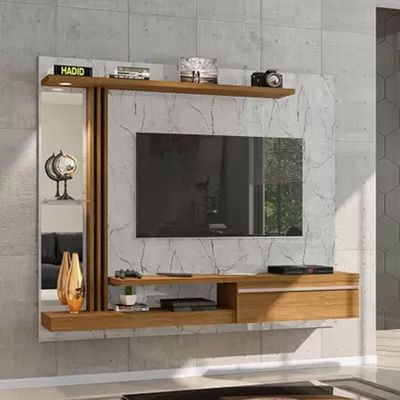 Denver Floating TV Wall Panel-White