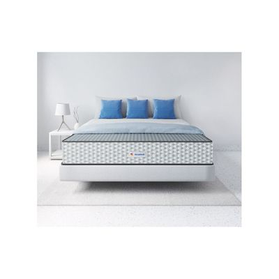 Sleepwell Dual Pro Profiled Foam | 10 Night Trial | Reversible | Gentle And Firm Triple Layered Anti Sag Foam Mattress | Twin Bed Size (200L x 120W x 20H cm)