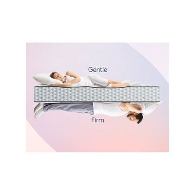 Dual ProTriple Layered Anti Sag Foam Single Mattress White -200x 90x 20 cm