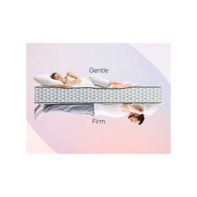 Dual Pro Triple Layered Anti Sag Foam King Mattress White -200x 200x 25 cm