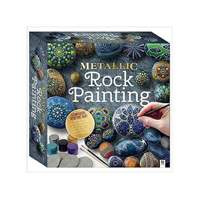 Hinkler Metallic Rock Painting Box Set