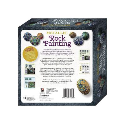 Hinkler Metallic Rock Painting Box Set