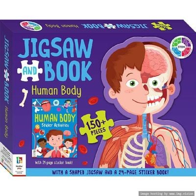 Hinkler Jigsaw & Book Human Body