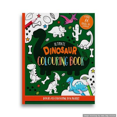 Eurowrap Dinosaur Coloring Book