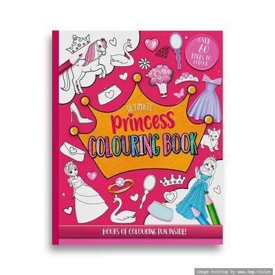 Eurowrap Princess Coloring Book