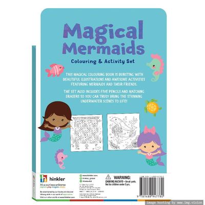 Hinkler Magical Mermaids Coloring & Activity Set