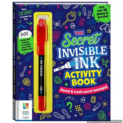 Hinkler The Secret Invisible Ink Activity Book