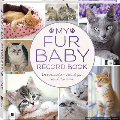Hinkler My Fur Baby Record Book Cat