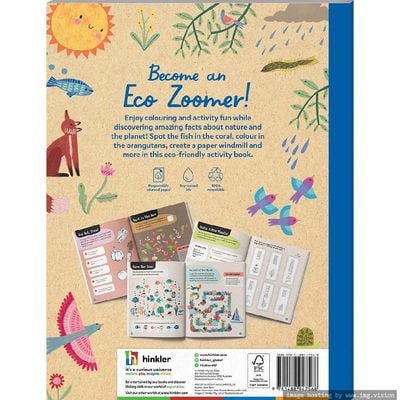 Hinkler Eco Zoomers Earth Friendly Activity Book