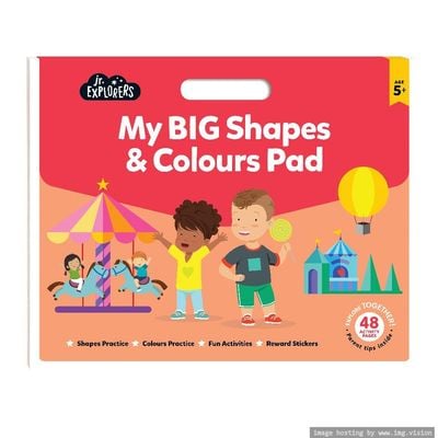 Hinkler Junior Explorers My Big Shapes & Colors Pad