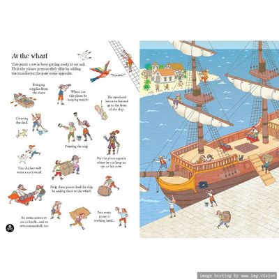 Usborne Pirates Transfer Activity Book