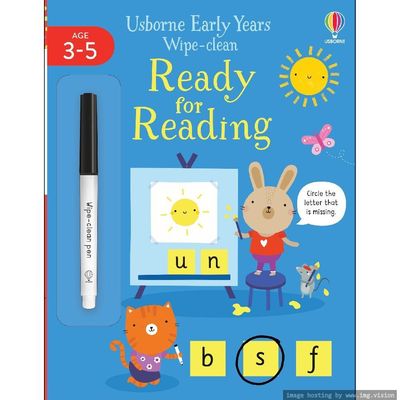 Usborne Early Years Wipe Clean Ready for Reading