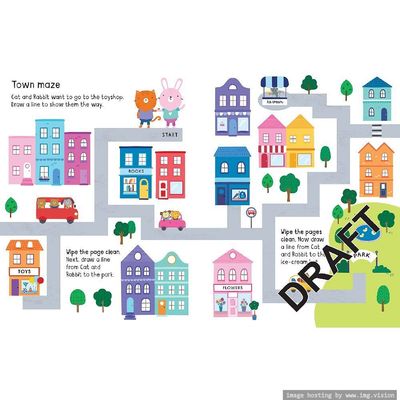 Usborne Early Years Wipe Clean First Puzzles