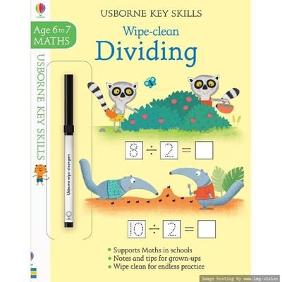 Usborne Key Skills Wipe Clean Dividing