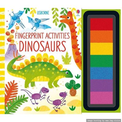 Usborne Fingerprint Activities Dinosaurs
