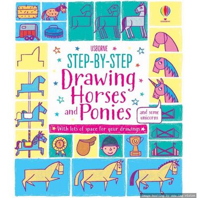 Usborne Step by Step Drawing Horses & Ponies
