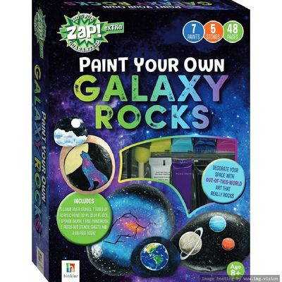 Hinkler Zap! Extra Paint Your Own Galaxy Rocks