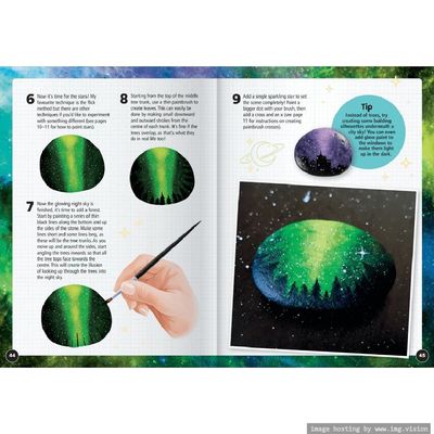 Hinkler Zap! Extra Paint Your Own Galaxy Rocks