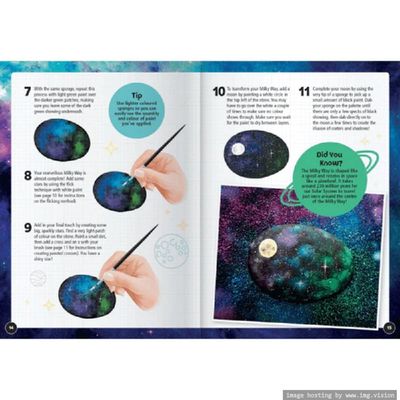 Hinkler Zap! Extra Paint Your Own Galaxy Rocks