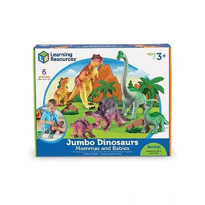 Learning Resources Jumbo Animals Mommas & Babies Dinosaurs