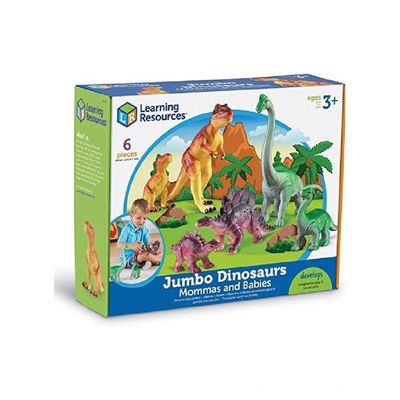 Learning Resources Jumbo Animals Mommas & Babies Dinosaurs