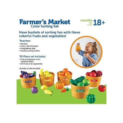 Learning Resources Farmer's Market Food Sorting Set