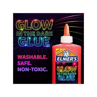 Elmer's 5oz Glow In The Dark Glue Pink