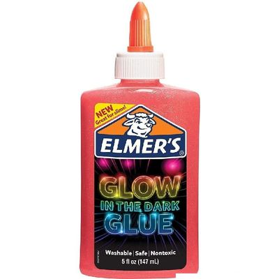 Elmer's 5oz Glow In The Dark Glue Pink