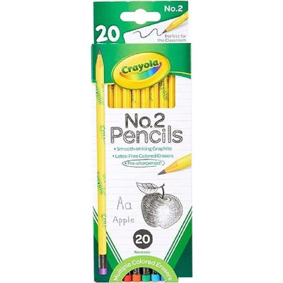 Crayola 20 Count #2 Pencils