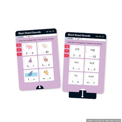 Hinkler Junior Explorers Phonics Pull the Tab Flash Cards