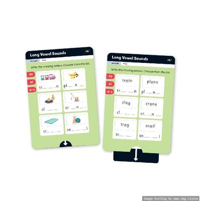 Hinkler Junior Explorers Phonics Pull the Tab Flash Cards