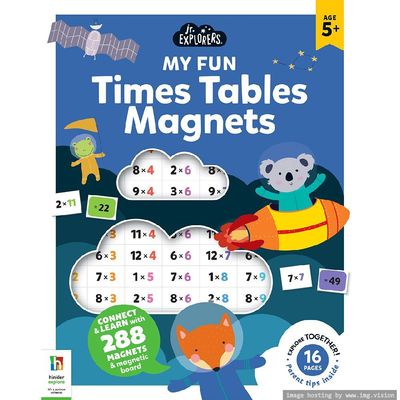 Hinkler Junior Explorers Magnetic Books Times Tables