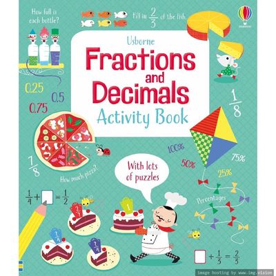 Usborne Fractions & Decimals Activity Book