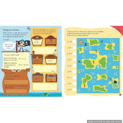 Usborne Fractions & Decimals Activity Book