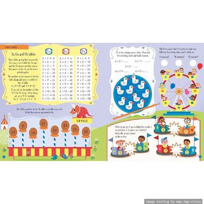 Usborne Multiplying & Dividing Activity Book