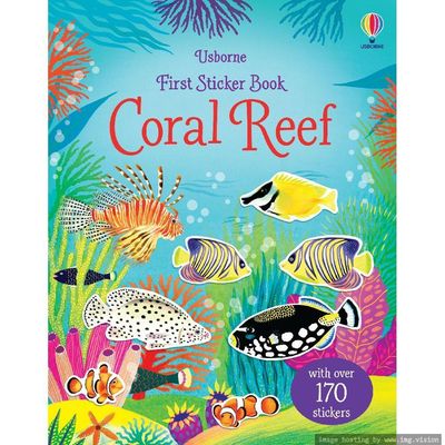 Usborne First Sticker Book Coral reef