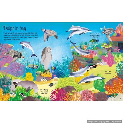 Usborne First Sticker Book Coral reef