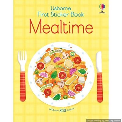 Usborne First Sticker Book Mealtime