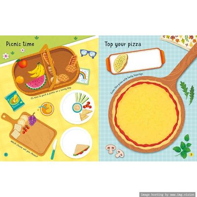 Usborne First Sticker Book Mealtime