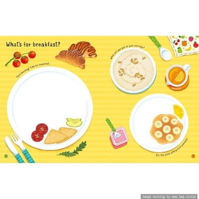 Usborne First Sticker Book Mealtime