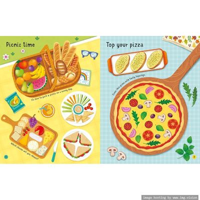 Usborne First Sticker Book Mealtime