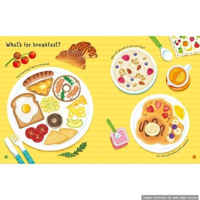 Usborne First Sticker Book Mealtime