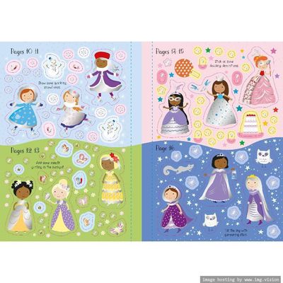 Usborne Sparkly Princess Sticker Book