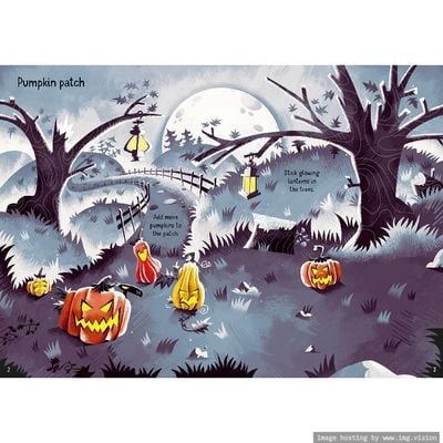 Usborne Sparkly Halloween Sticker Book