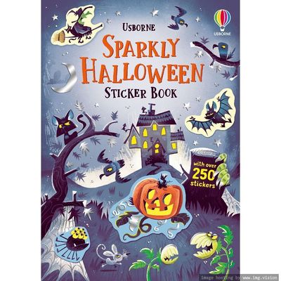 Usborne Sparkly Halloween Sticker Book