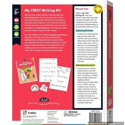 Hinkler Junior Explorers My First Writing Kit