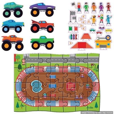 Hinkler Pull Back & Go Kit Monster Trucks