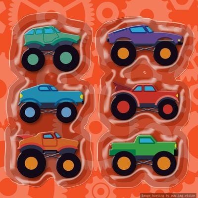 Hinkler Pull Back & Go Kit Monster Trucks