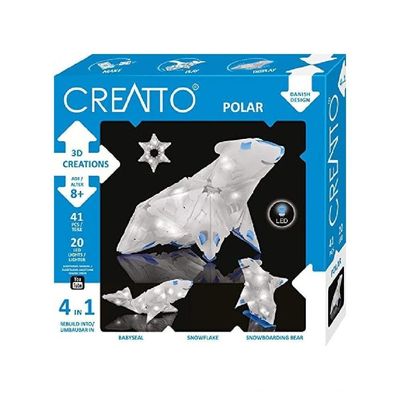 Thames & Kosmos Creatto Polar Light-Up Crafting Puzzle Kit